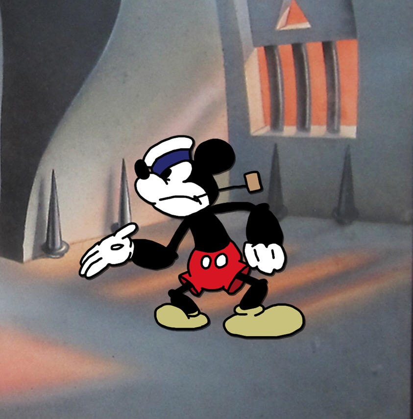 Mickey Mouse as Popeye (Color) by BlazeJohnson28 on DeviantArt