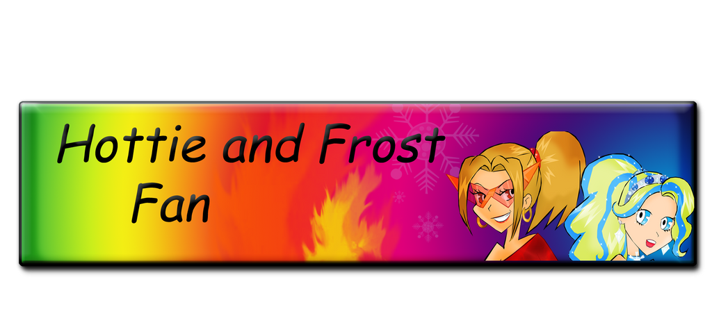 Deviantart Fan Button Hottie and Frost Fan Button by Alaxr274 on DeviantArt
