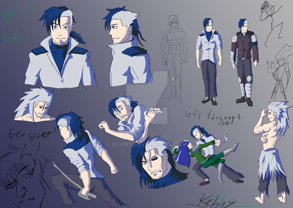 Axel Model sheet by Kehny on DeviantArt