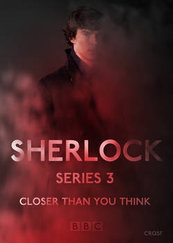 Sherlock series 3 fan poster 2