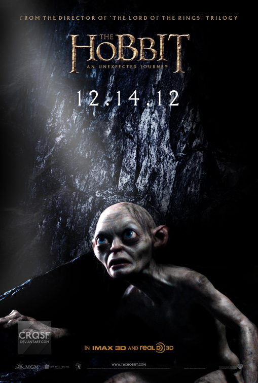 The Hobbit Gollum fan poster