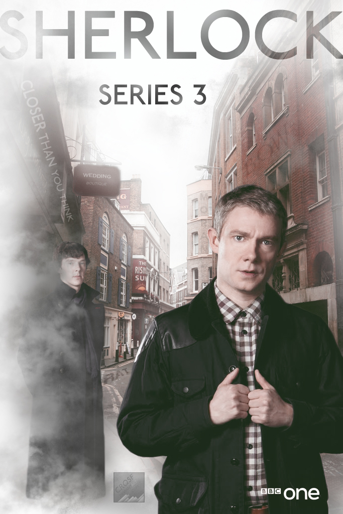 Sherlock series 3 fan poster 4