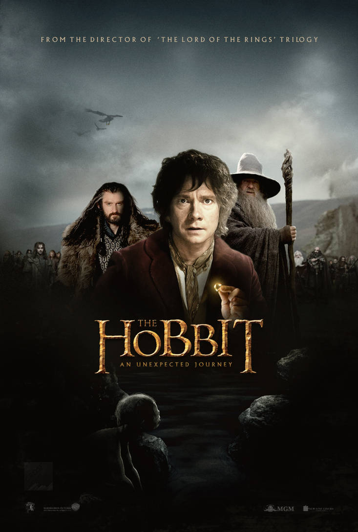 The Hobbit theatrical fan poster 2 by crqsf on DeviantArt
