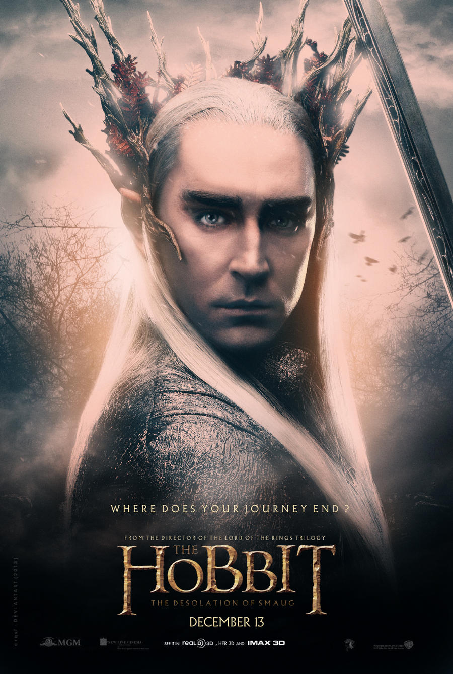 Desolation of Smaug fan poster 2 (Thranduil)