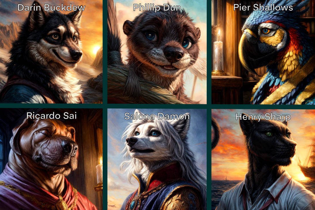 Changing Tides Character Roster by FinalRaptureAI on DeviantArt