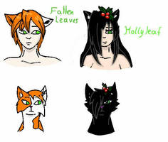 Hollyleaf and Fallen Leaves/Humcats