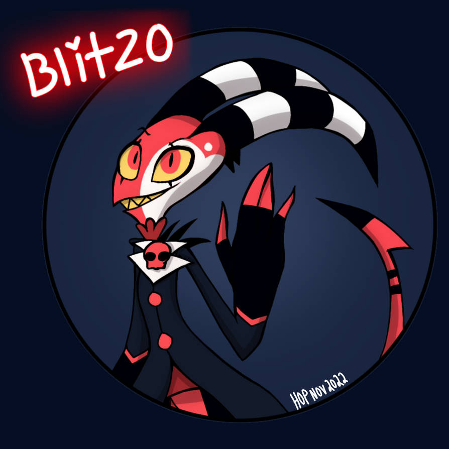 Blitzo Design Blitzo Helluva Boss Fanart by HOP7of9 on DeviantArt
