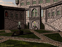 Zelda - Hyrule Castle Courtyard  V2