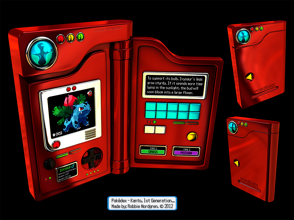 Pokedex 3D - Kanto, 1st Generation