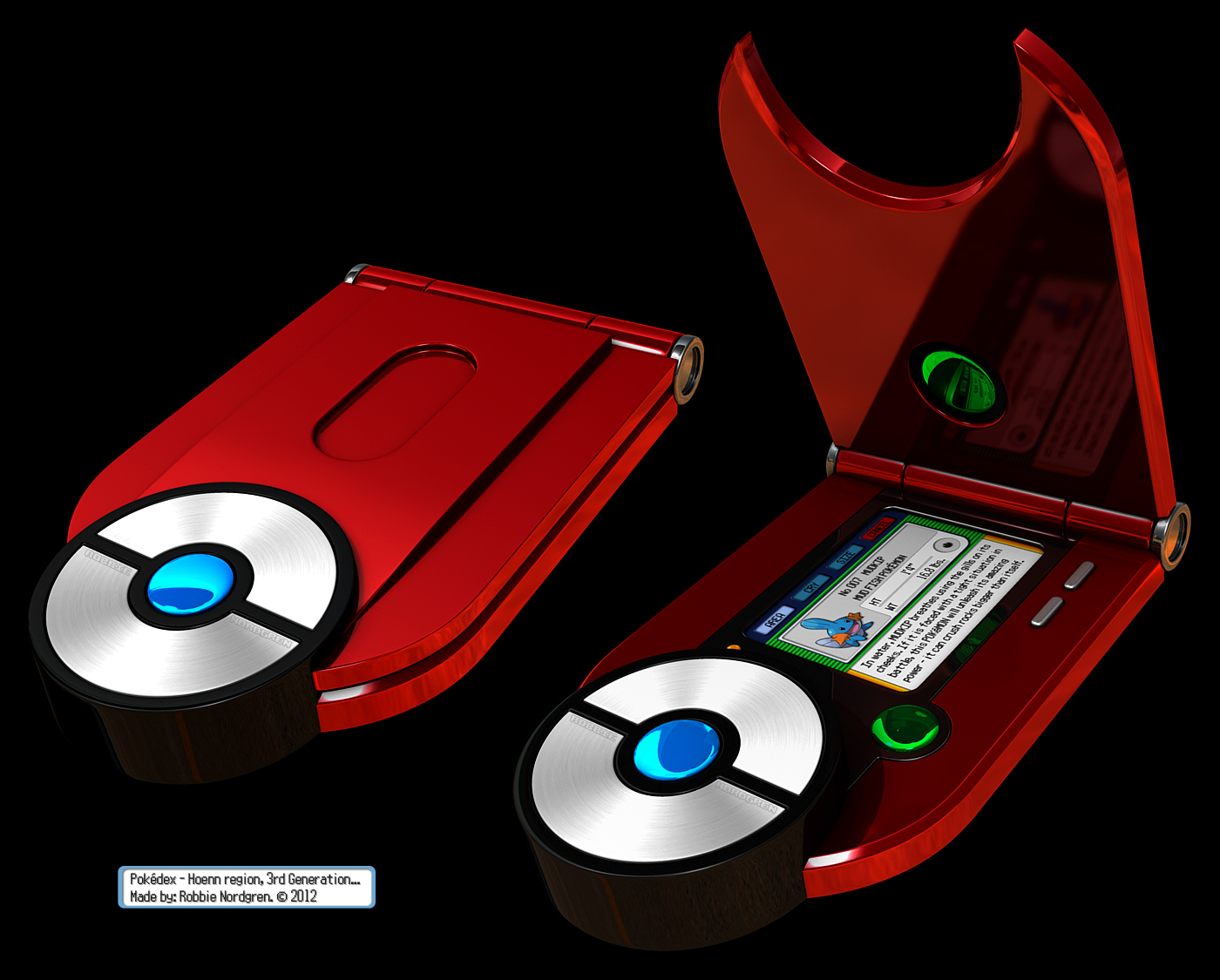 Pokedex 3D - Hoenn, 3rd Generation by robbienordgren on DeviantArt