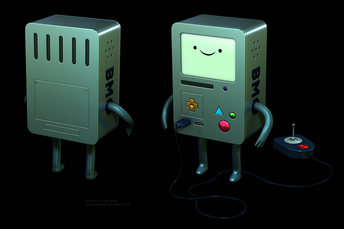 Bemo Face Adventure Time - BMO 3D by robbienordgren on DeviantArt