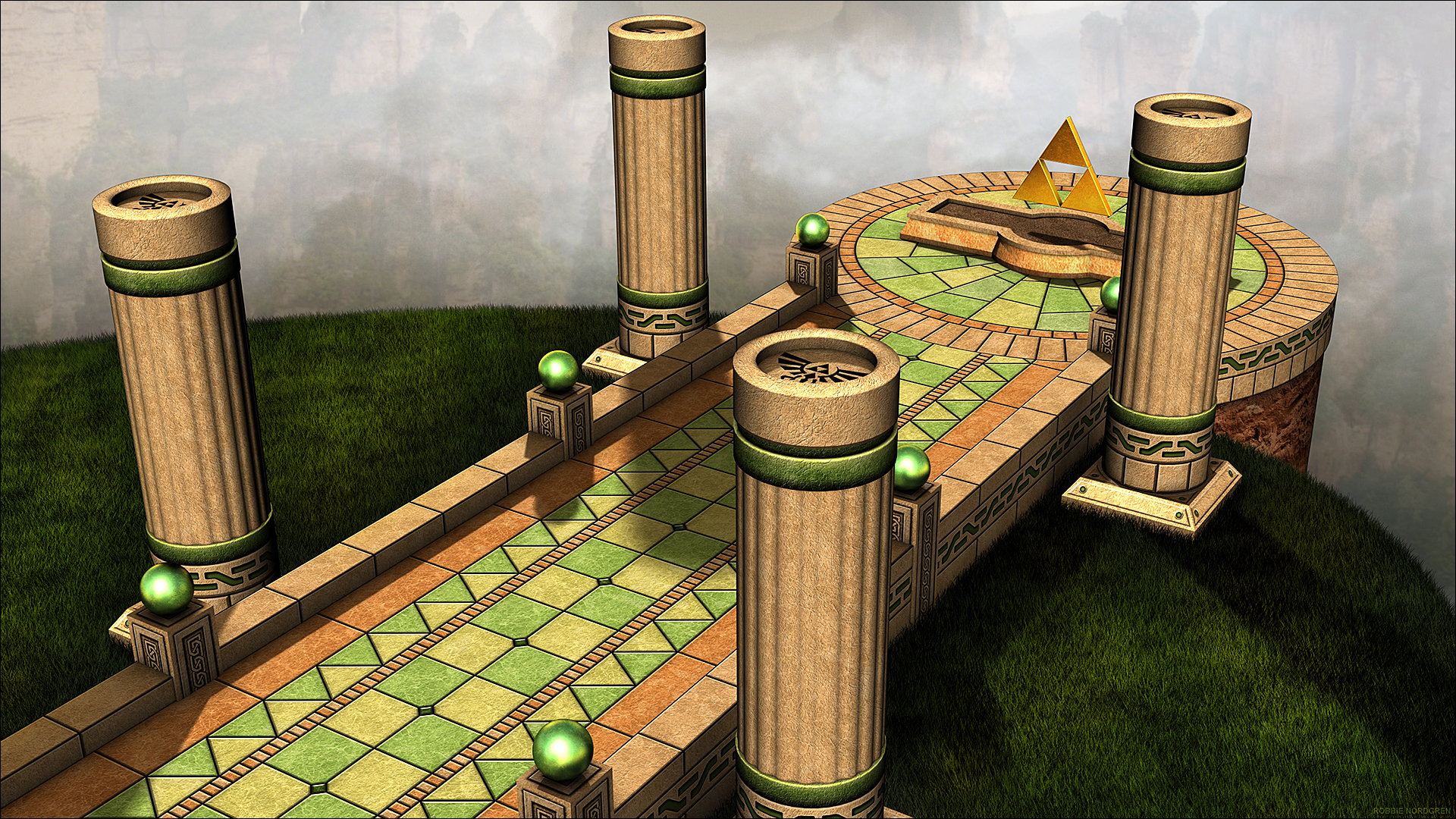 Zelda, A Link Between Worlds - 3D Environment