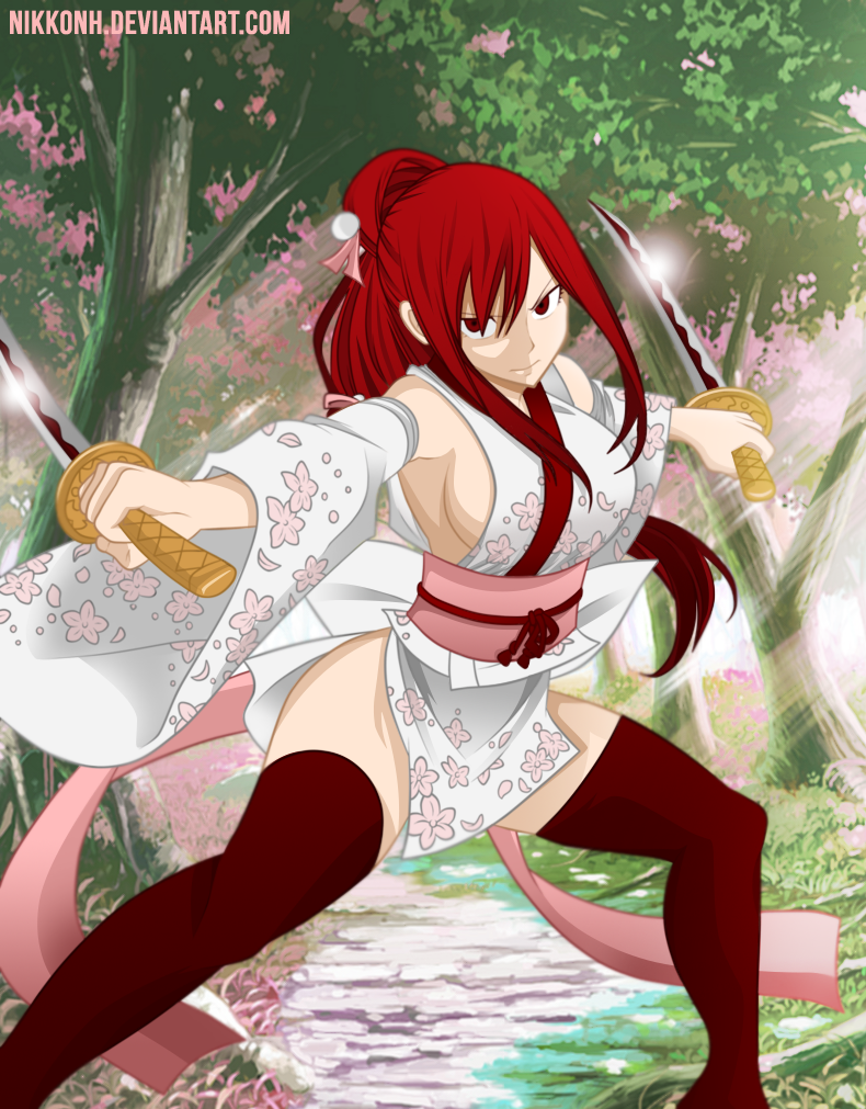 Fairy Tail - Erza  Scarlet Painting