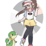 Rosa and Snivy