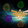 Legend of zelda OOT Six Sages Medallion Wallpaper