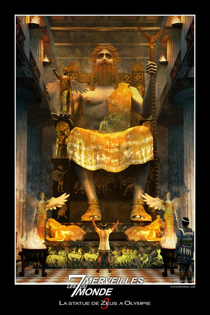 Zeus Statue in Olympia by LaHorde