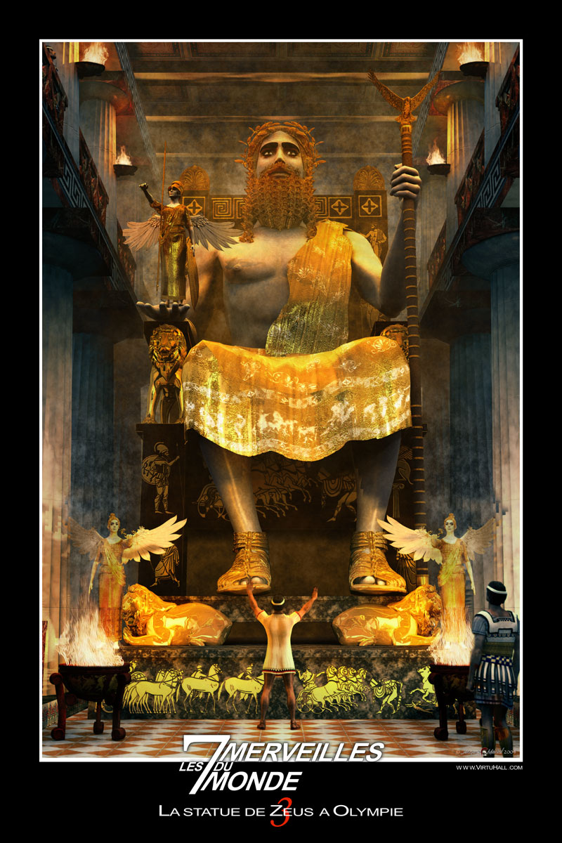 Zeus Statue in Olympia by LaHorde