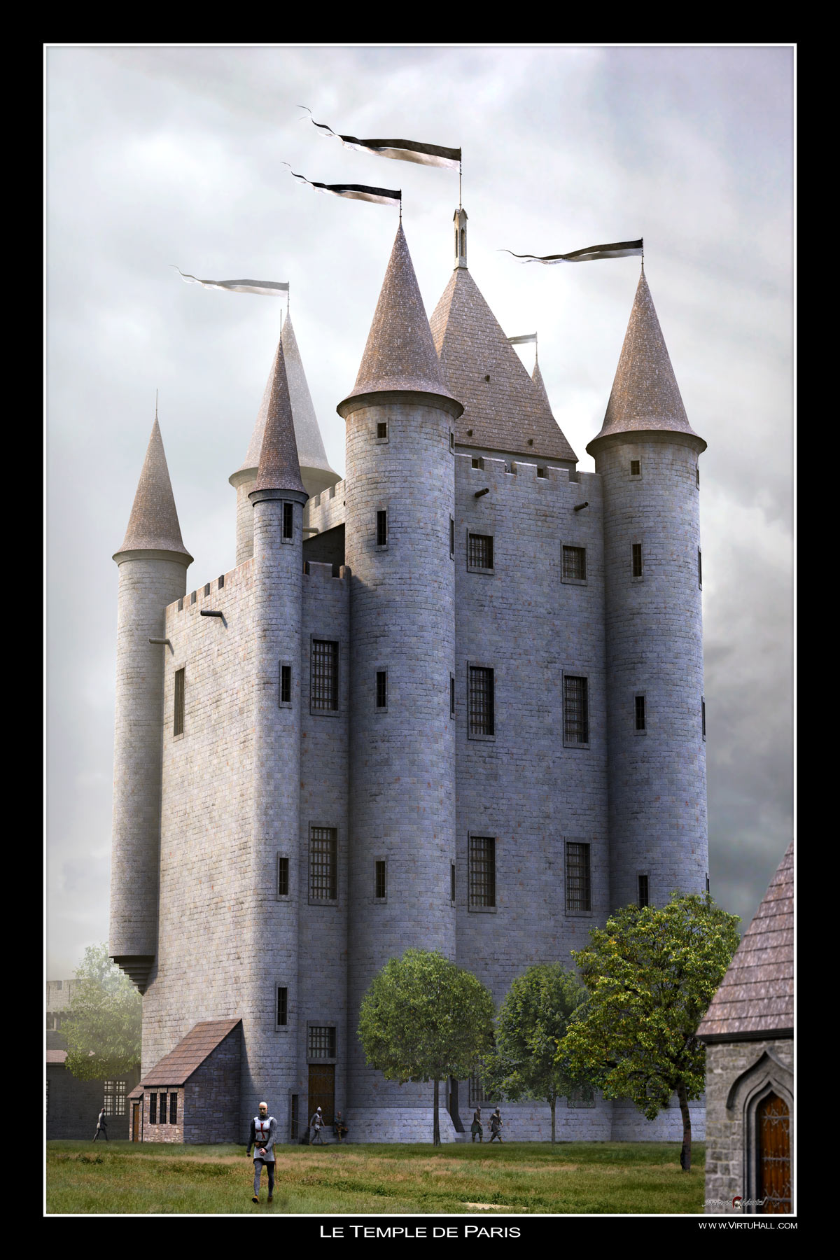 The Keep of the Paris Temple by LaHorde