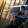 Guts Berserker armor cosplay from Berserk