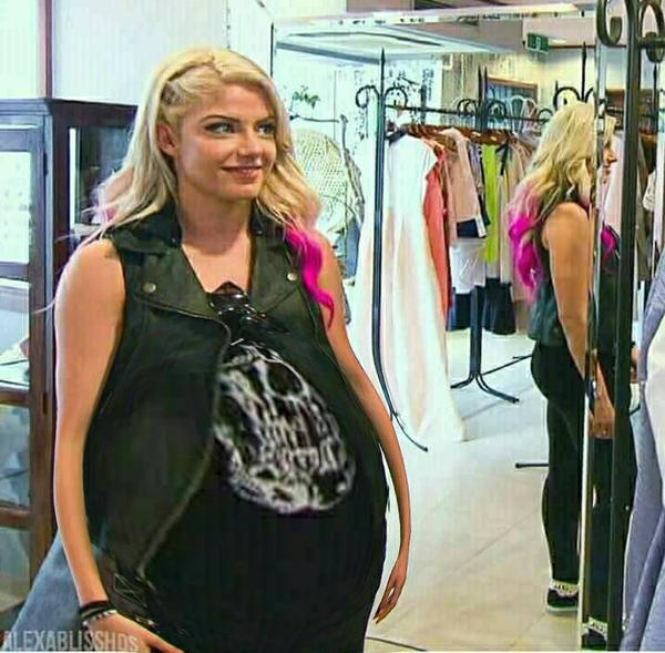Alexa Bliss with a Pregnant Belly by paulscowboys on DeviantArt