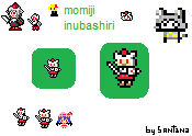 Touhou Pixel Art Momiji inubashiri