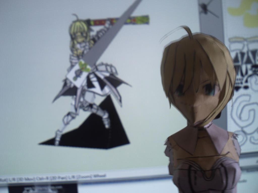 saber lily papercraft