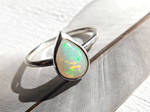 Drop Shaped Opal Ring by Siihraya