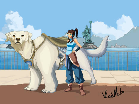 Korra and Naga