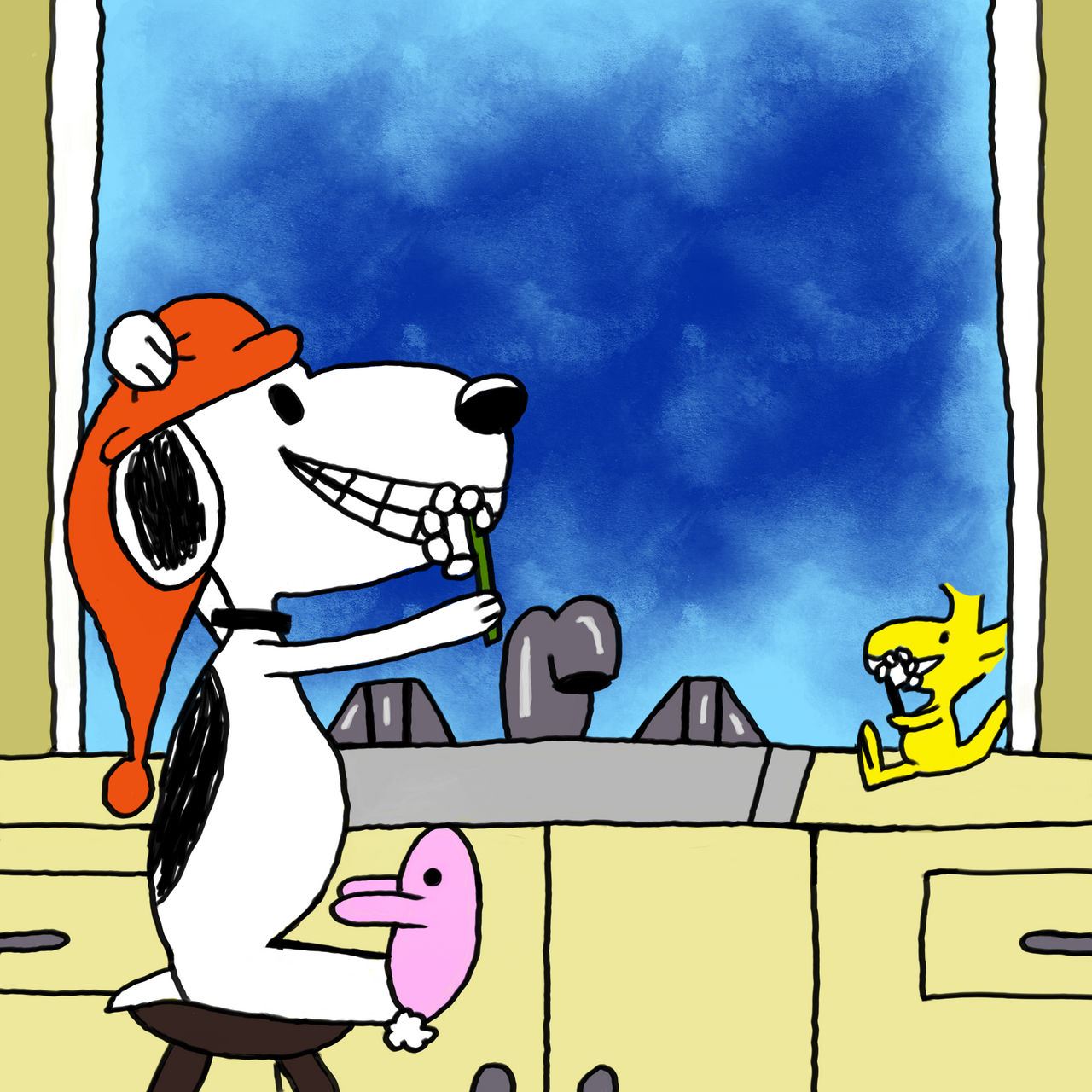Snoopy Teeth Snoopy Brushing Up by MinyBoy5 on DeviantArt