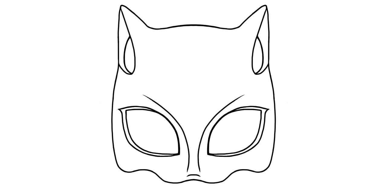 Persona 5 Panther Mask Outline By Minyboy5 On Deviantart Persona 5 Panther Mask Outline By Minyboy5 On Deviantart