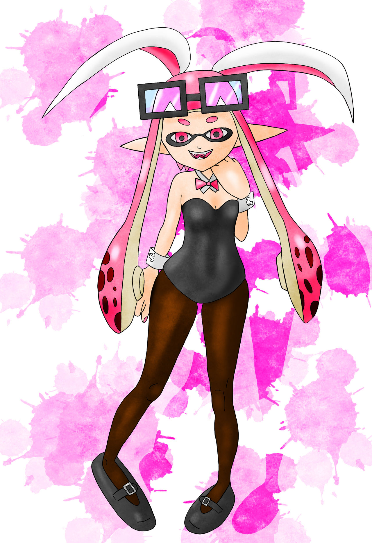 Pink Inkling Jumping Bunny Crazy Pink Inkling (variation) by MinyBoy5 on DeviantArt