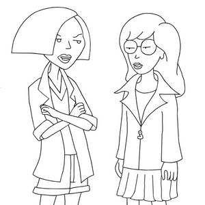 Daria (outline) (No background)