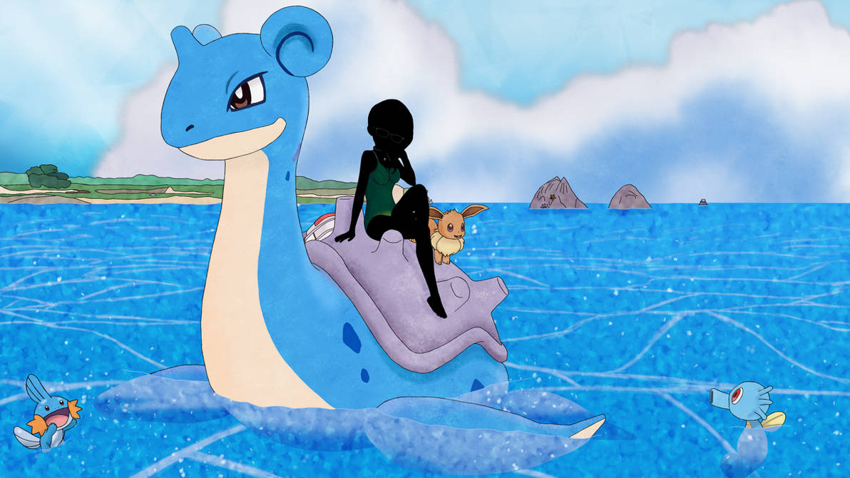 Swimming Pokemon (silhouette) by MinyBoy5 on DeviantArt