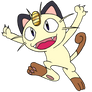 Meowth (no background) (variation)