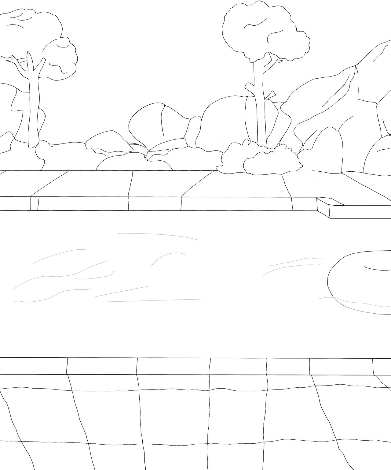 Pool Raining Outline The Pool! 11 (outline) by MinyBoy5 on DeviantArt