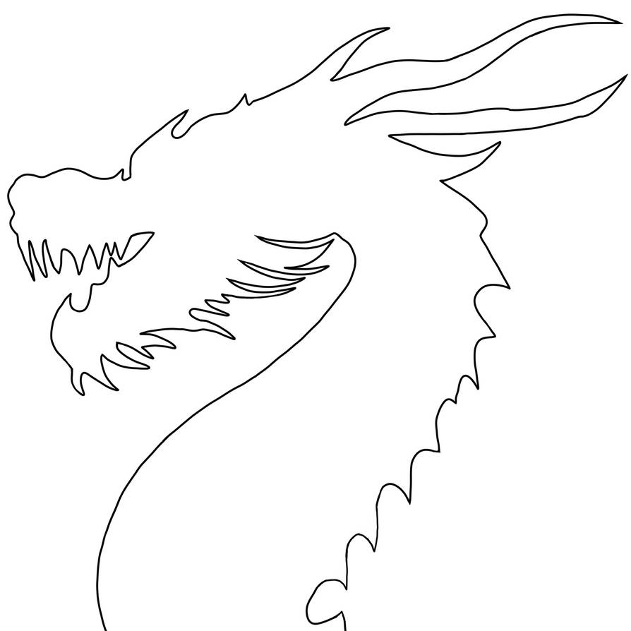 Dragon 1 outline By MinyBoy5 On DeviantArt dragon-1-outline-by-minyboy5-on-deviantart