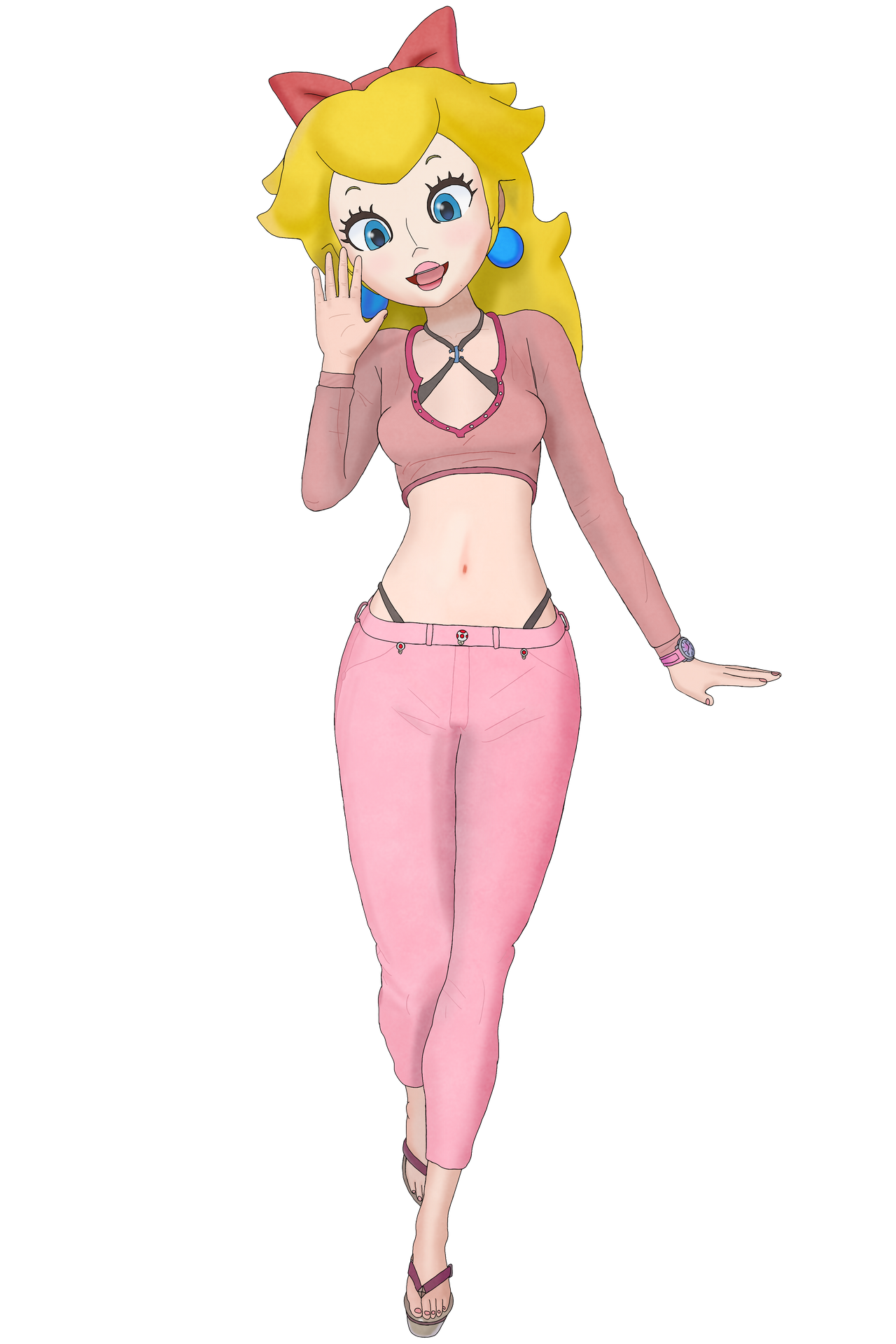 princess peach without dress Princess peach vacuums off her dress by P250rhb2 on DeviantArt