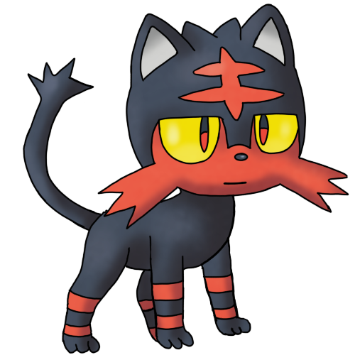 Litten Rumble LItten (no background) by MinyBoy5 on DeviantArt