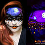 Dripping with Halloween - Black Light Makeup