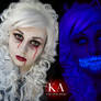 Black Light Ghost Makeup with Tutorial