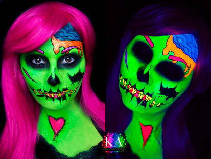 Black Light Pop Art Zombie (with Tutorial)