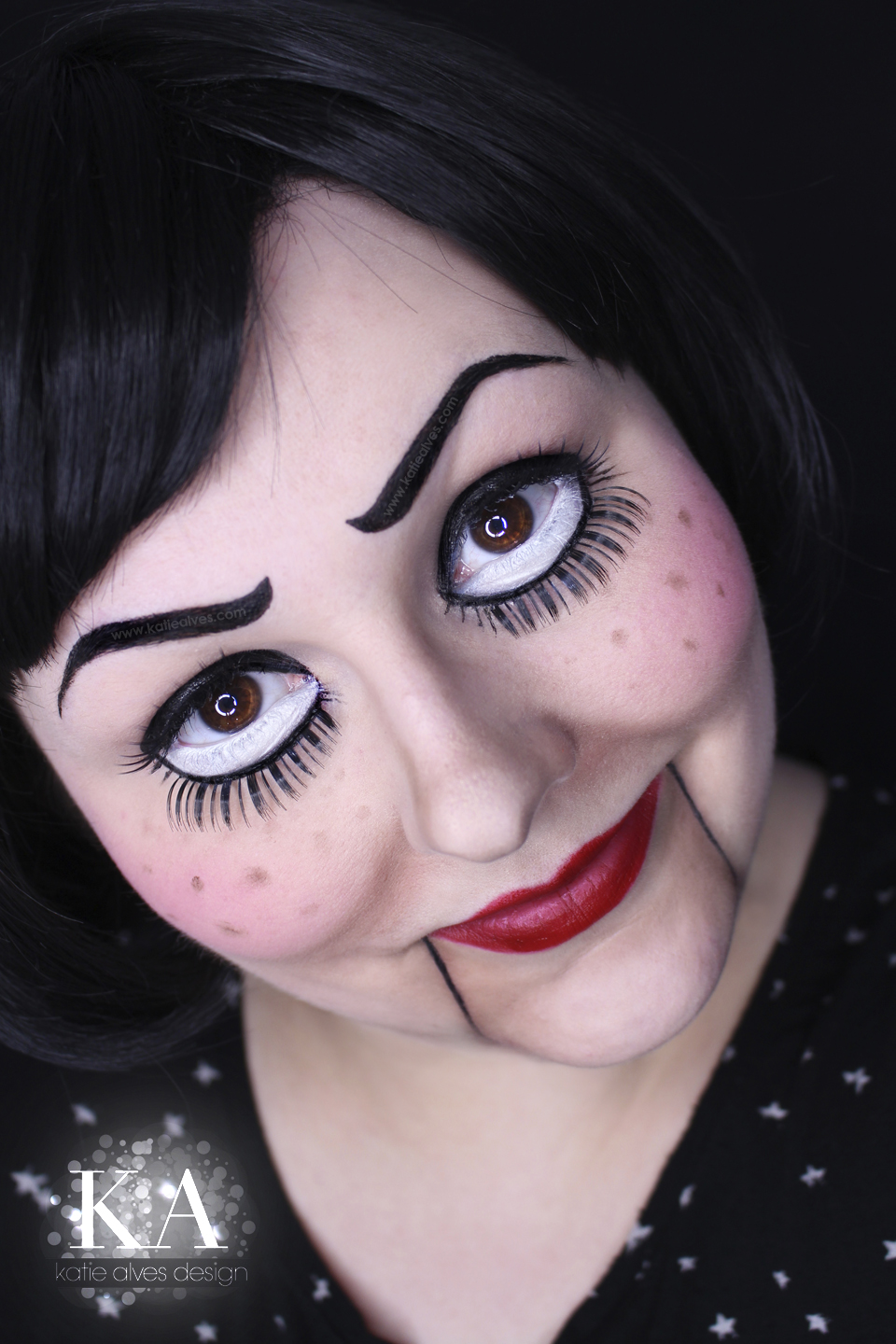 Marionette Halloween Makeup w/ Tutorial