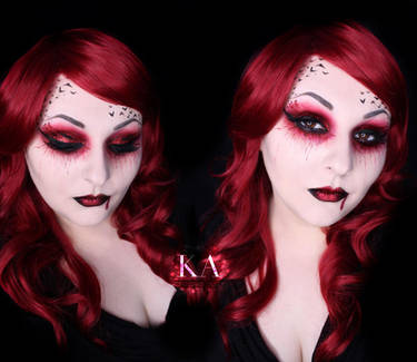 Vampire Halloween Makeup w/ Tutorial