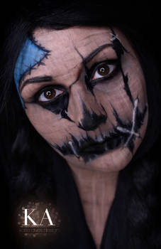 Scarecrow Halloween Makeup w/ Tutorial