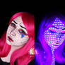 Pop Art Black Light Halloween Makeup w/ Tutorial