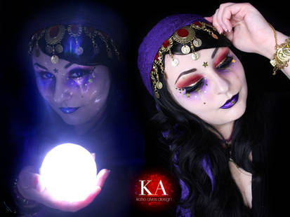 Fortune Teller Halloween Makeup