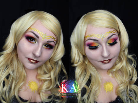 Sun Goddess Halloween Makeup w/ Tutorial