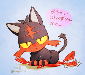 Litten and Rotom Pokedex