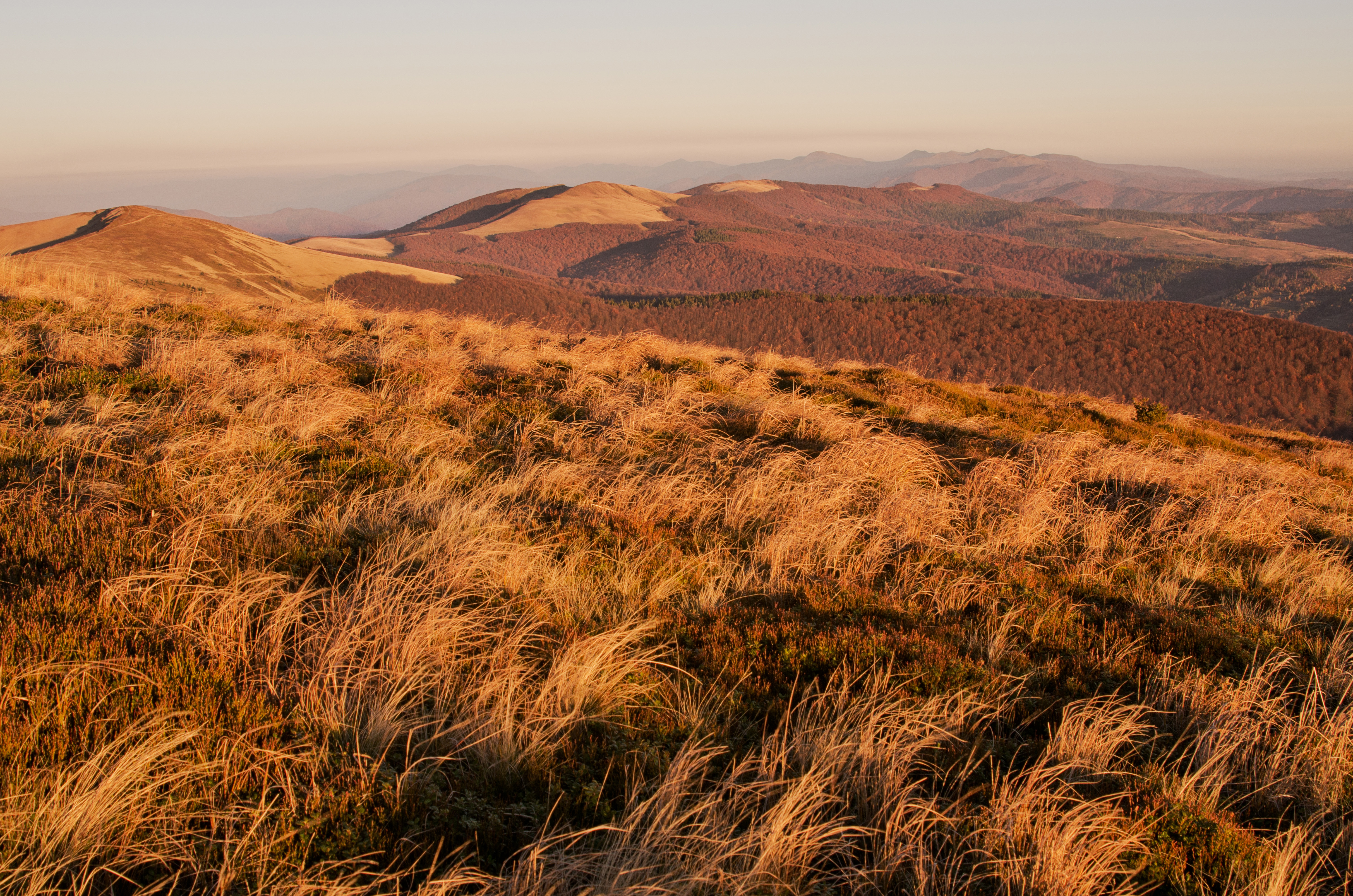 East Beskids. Carpathian Mountains.