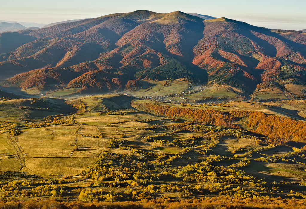 East Beskids. Carpathian Mountains.